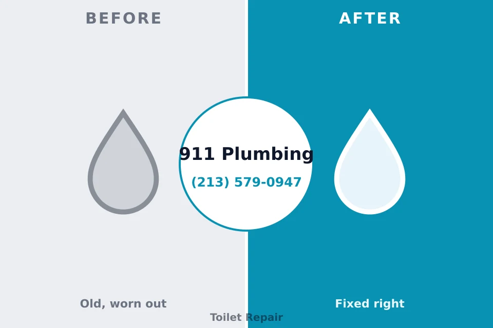 Before and after: plumbing company St. George, MO